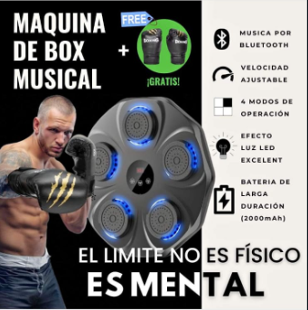 Maquina Inteligente de Boxeo + Guantes de Boxeo