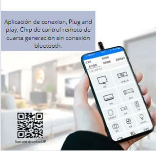 Adaptador de Control remoto infrarrojo inalámbrico para Iphone o Android